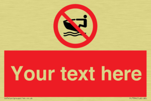 Custom No personal water craft